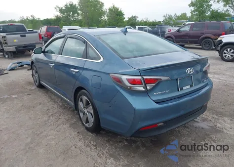 2016 Hyundai Sonata Hybrid Limited from USA, damaged, VIN KMHE34L12GA016984